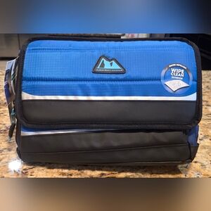 Arctic Zone Blue and Black Insulated Lunch Bag